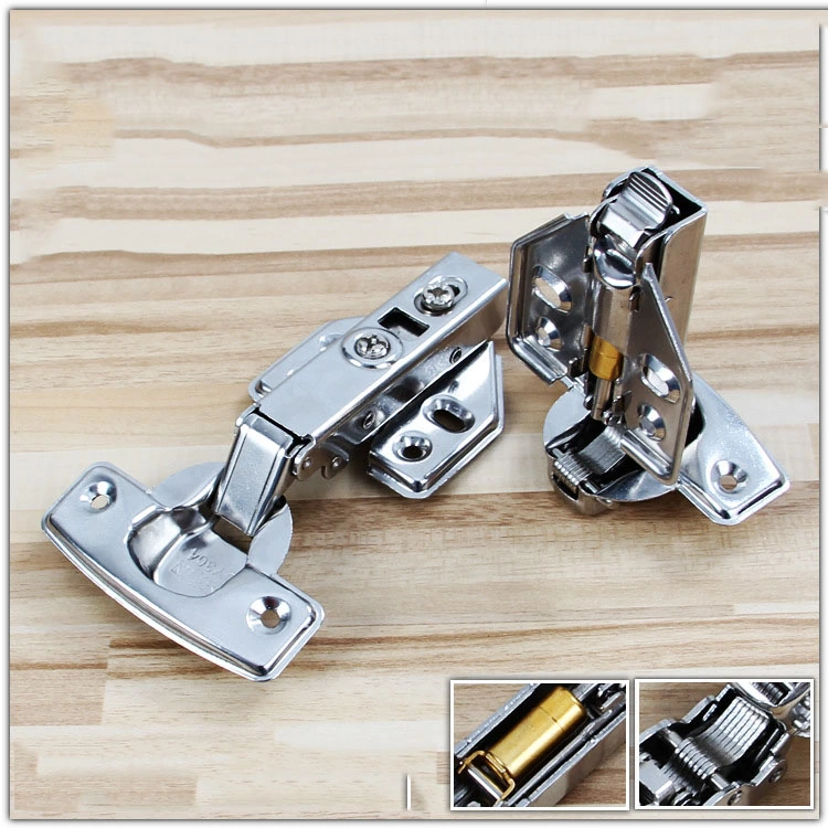 Door Drawer Cabinet Auto 1.5mm Furniture Hydraulic Dump Close Stainless Steel Hinges