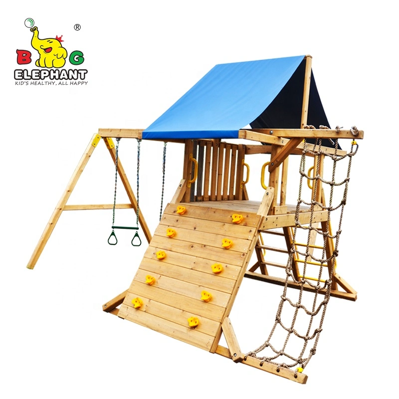 Tpc Custom Wood Cedar Outdoor Kinder Spielplatz Bietet Platz Für 5-10 Kinder