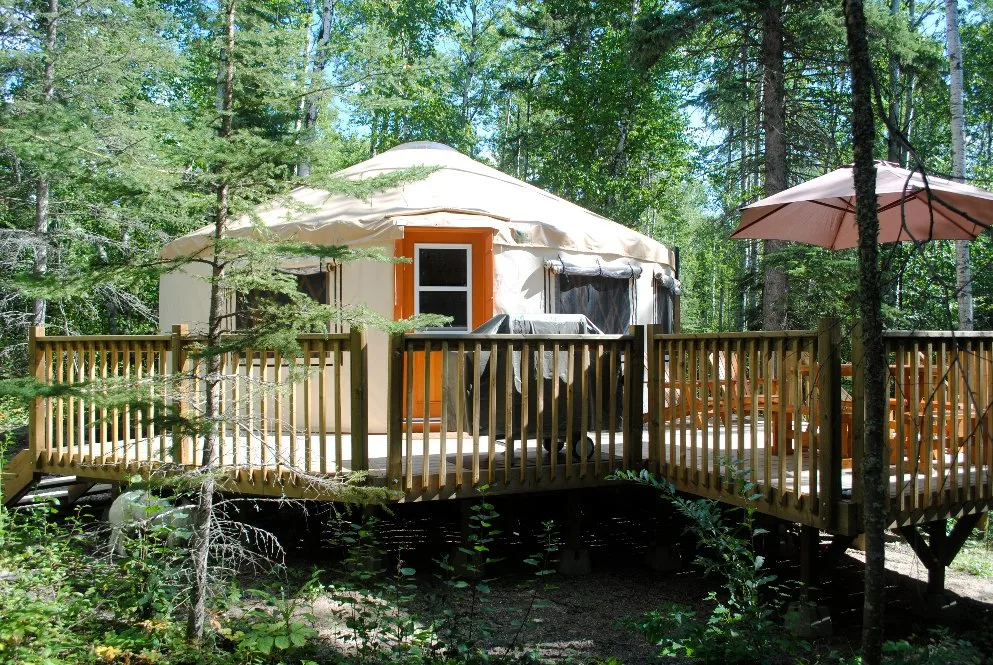 Beach Yurt Tent on Vacation