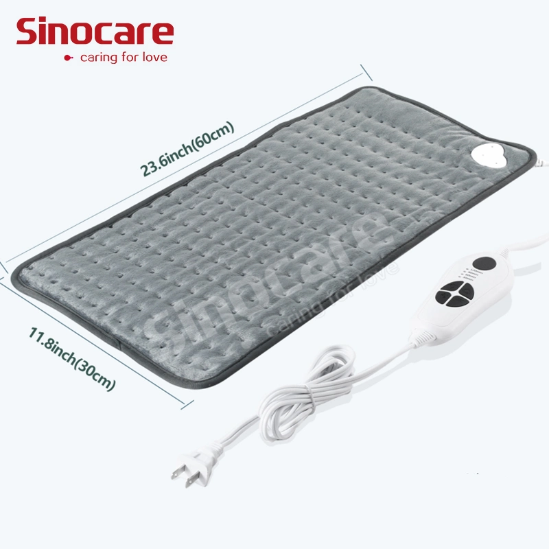 Sinocare Heating Pad Product Back Pain Relief Therapy Fast Thermal Heating Neck and Shoulder Back Electric Blanket Heating Pad