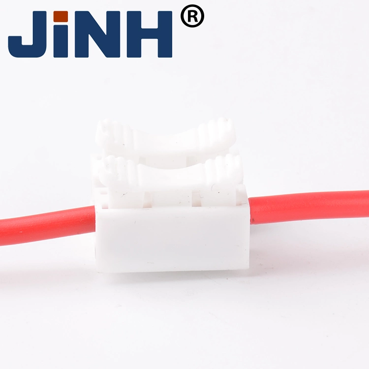 Strip 2 Ways Wire Waterproof Plastic Pipe Connector for LED Strip 2 Ways