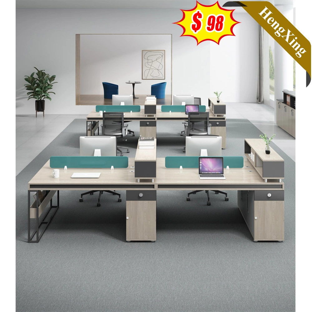 Hot Sell Modern Modular Office Table Cubicle Partition One Side Double Sided Custom Modern Office Workstation