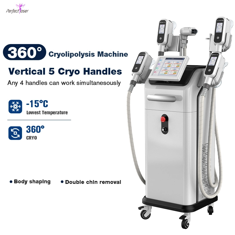 Máquina CE Amincissante Cryolipolysis RF de la vacuna de la grasa de la crioterapia de congelar la máquina