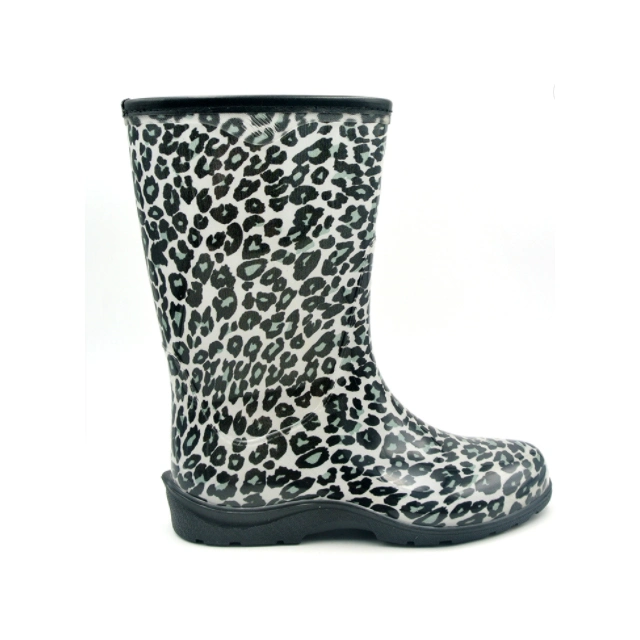 Cheap Hotsales New Design Rain Boots Ladies Fashionable Wholesale/Supplier Natural Rubber