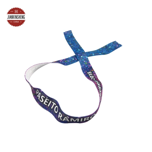 2019 Jxbands Sublimation Printing All Colors with Event Party Festival Logo Custom High quality/High cost performance Ribbon Fabric Wristband