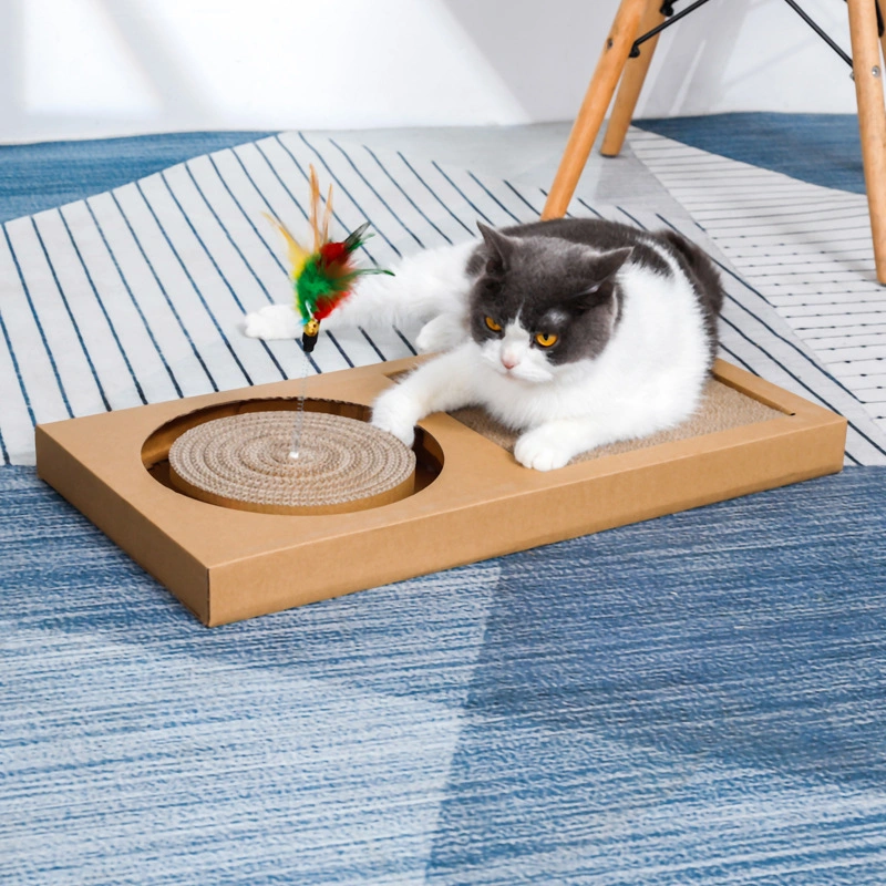 Reversible Cardboard Cat Scratching Post Premium Durable Cat Scratch Pad