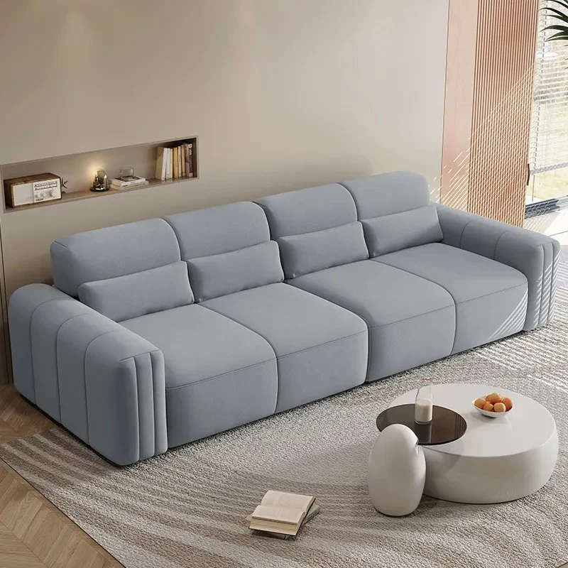 Manufacturers Direct Sale Newest Design Inline Sofa Makaron Color Sofa Gentle Sofa for Apartment