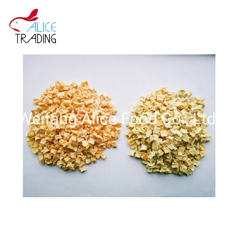 China Wholesale/Supplier bocadillos saludables conservas de frutas manzana deshidratada Dried Apple cubos