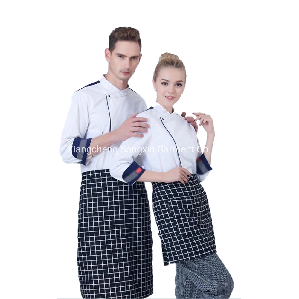 Food Service Cooking Hotel Restaurant Barber Shop Costume Bakery Cafe Work Clothes Chef Uniform