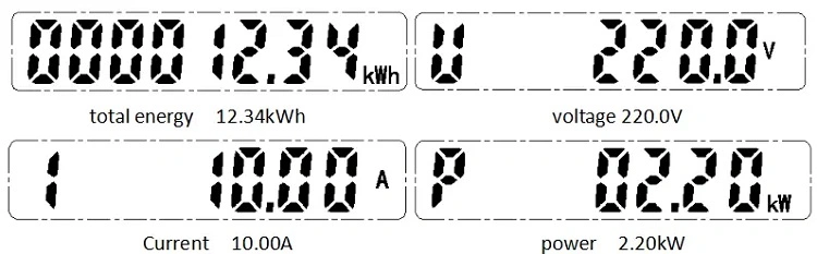 Acrel Adl10-E Serie 1p DIN-Schiene einphasige elektrische Energie Leistungsmesser Eingangsstrom 10 (60) A bei RS485 Modbus-RTU Für EV-Ladestapel