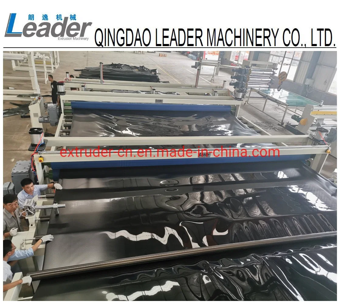 HDPE PE Geomembrane Extrusion Geomembrane Liner Sheet Extruder Machine (8000mm width)