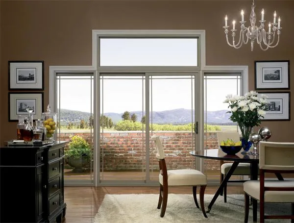 with Built-in Shutter Guangzhou Window Top Window Double Tempered Glass 20 mm Narrow Frame Door