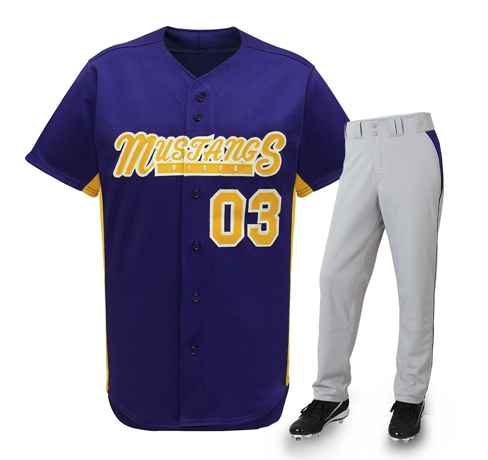 Camisola de basebol de manga curta Sublimation Cheap Blank