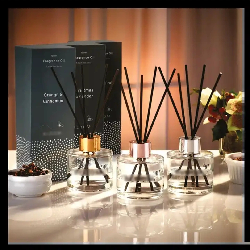 OEM Wholesale/Supplier Gift Seasonal Product Style Reed Diffuser for Christmas and Home with Gift Box and Glass Bottle