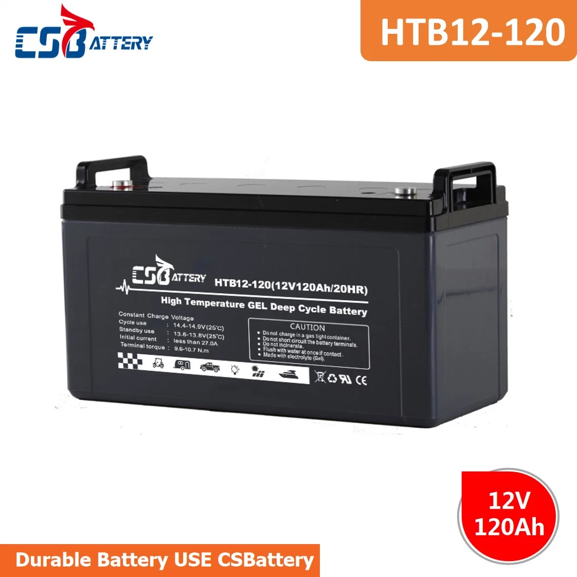 Csbattery 12V300ah Deep Cycle Storage Gel Battery for Solar/Wind/Pump/Telecom/Golf-Car/Wheel-Chair/Csi