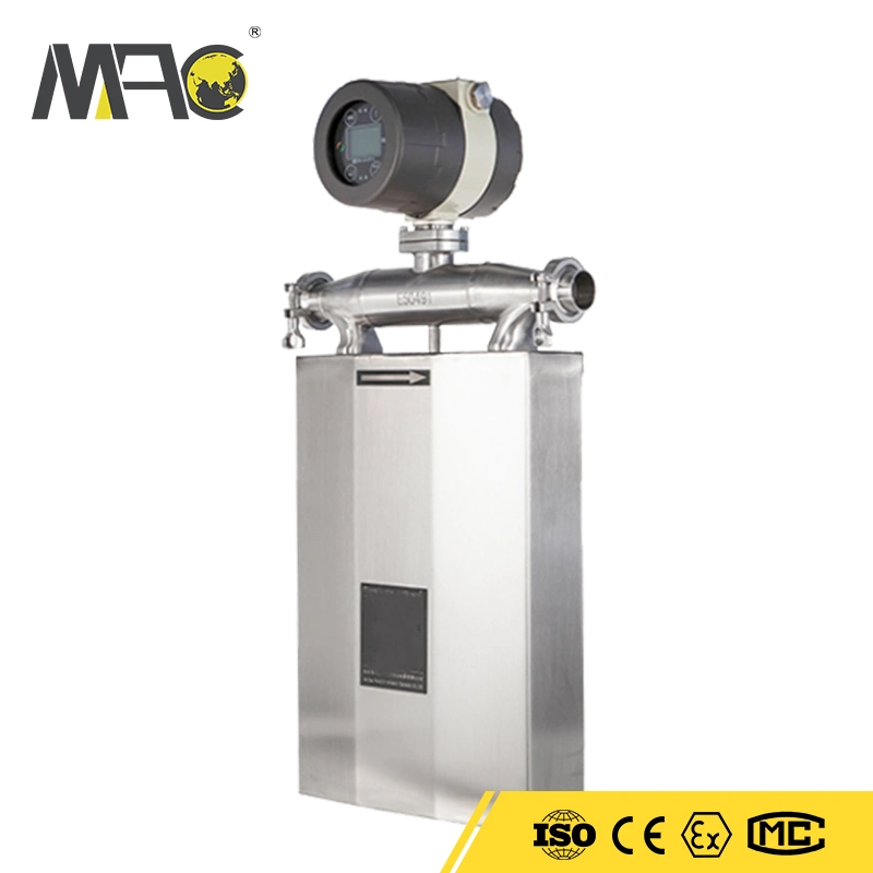 Coriolis Mass Liquid-Gas Flow Meter for Marine Diesel Fuel Oil