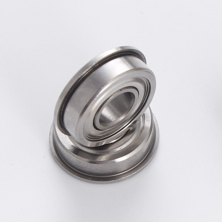 Stainless Steel Sealed Watertight Bearing Manufacturer 6.35*15.875*4.978mm Sfr4-2RS Stainless Steel Miniature Ball Bearing with Flange