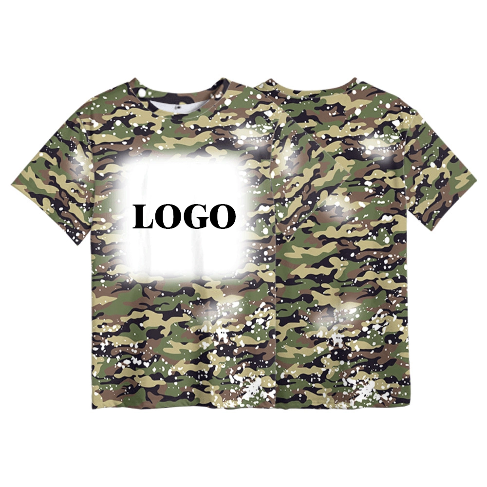 Sport Screen Printed T Shirt for Men Crew Neck Sublimation Tshirt Blank 100polyester