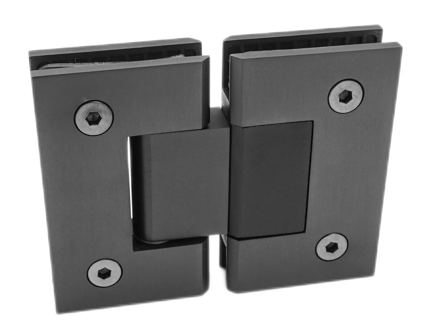 SUS304 Edelstahl Badezimmer Dusche Glas Hardware Hersteller Heavy Duty Swivel Schwenkbares, verstellbares Türscharnier für die Wandmontage von Glas zu Glas, 90 135 180 Grad