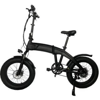 Poland Warehouse CE Cheap 350W 500W 750W eBike 20" grasa Bicicleta eléctrica plegable de neumáticos