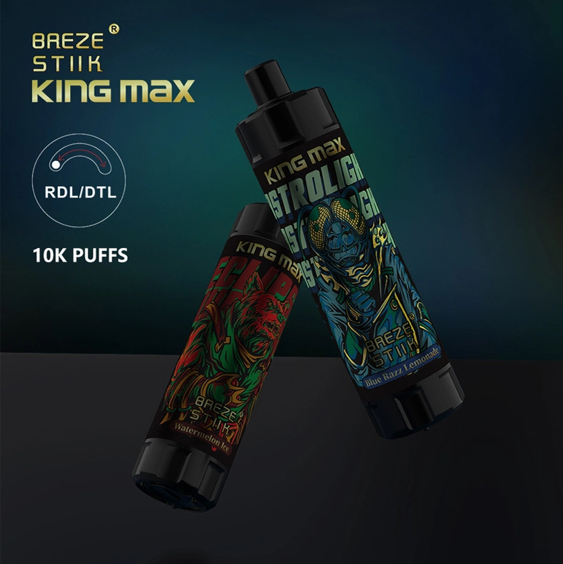 Zbood Personalizar Breze Satik Kingmax Supliss Masking Waka Punk E VAPE desechable líquido