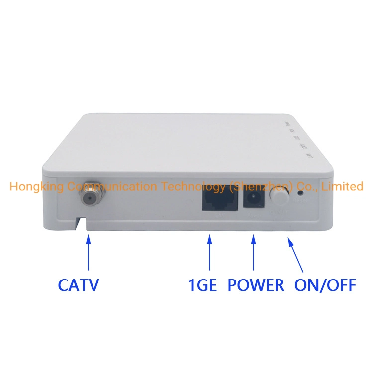 Zte F601c 1GE CATV ONU Ont mejor precio de la ONU Xpon Modem Firmware inglés