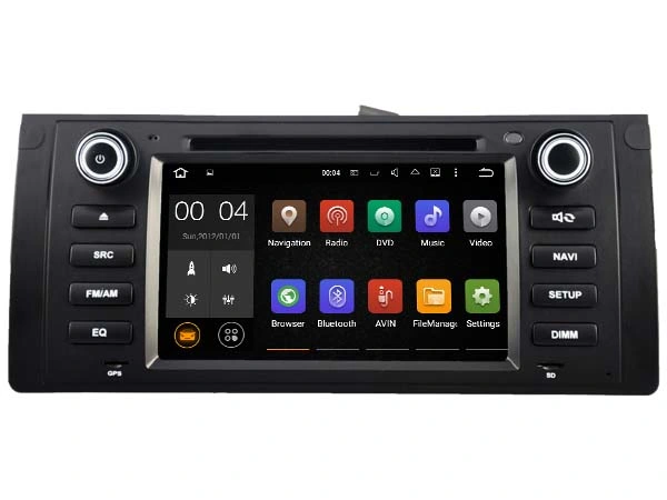 Witson Quad-Core Android 10 Car Radio for BMW E39 (1995-2003) /M5 (1995-2003) /X5 (2000-2007) /E53 (2000-2007) Built in 16GB Inand