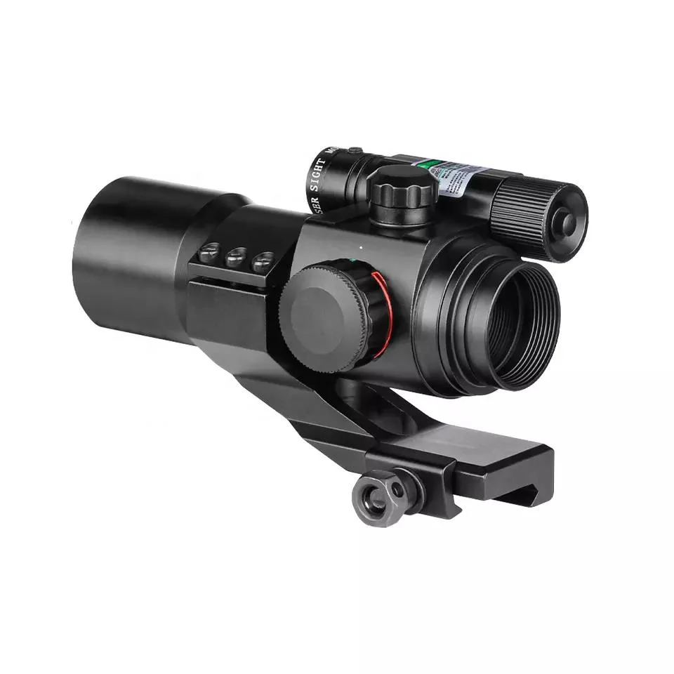 Sipna Optics Tactical Scopes Red Green DOT Aiming Sight with Reflex Red DOT Scope for 20mm Mount