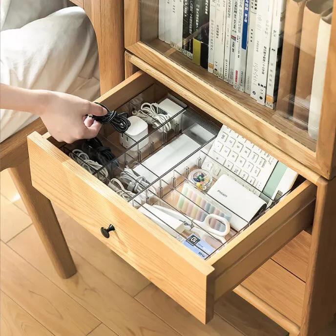 Transparent Tabletop Storage Box for USB Cable