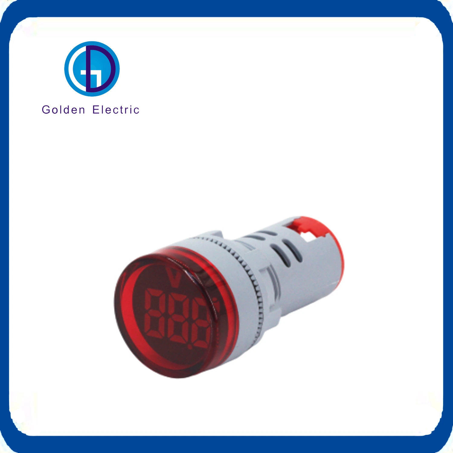 Mini Voltmeter, Ammeter, Hz Current Frequency Panel Meter Indicator Digita 22mm LED Digital Display Power Signal Light