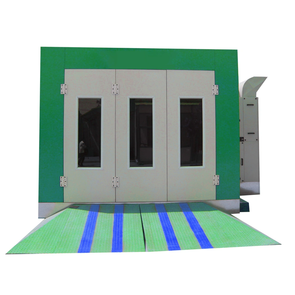 Hongyuan China Direct Factory Luxury Type Automotive Paint Spray Booth with Oil Diesel Burner