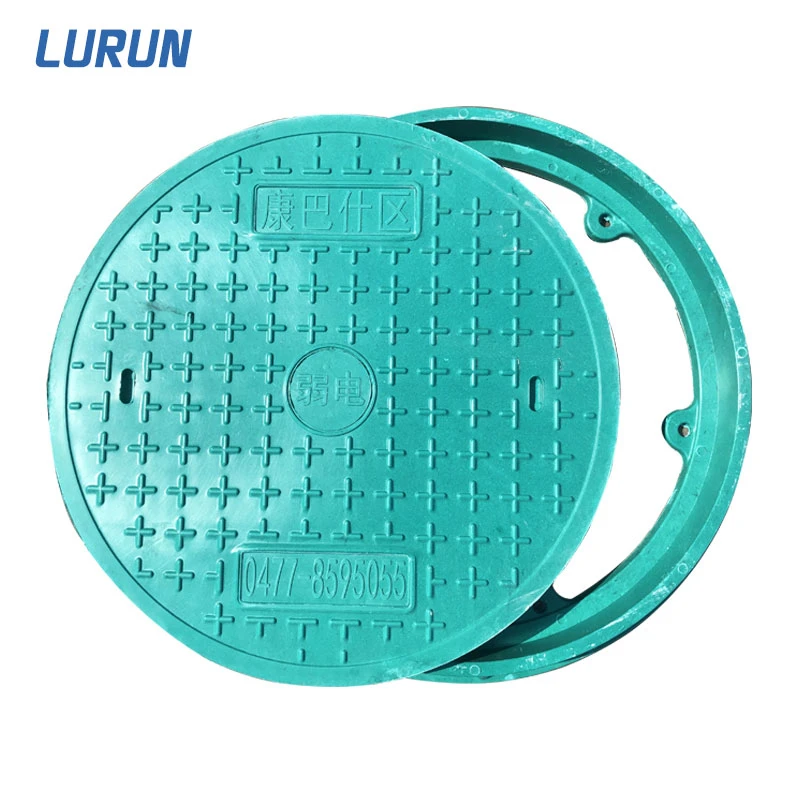 China Wholesale/Suppliers with Lock C250 Heavy Duty Highway Use Dia780mm Plastic/Resin/Fiberglass/FRP/GRP Round Manhole Cover for SMC/BMC