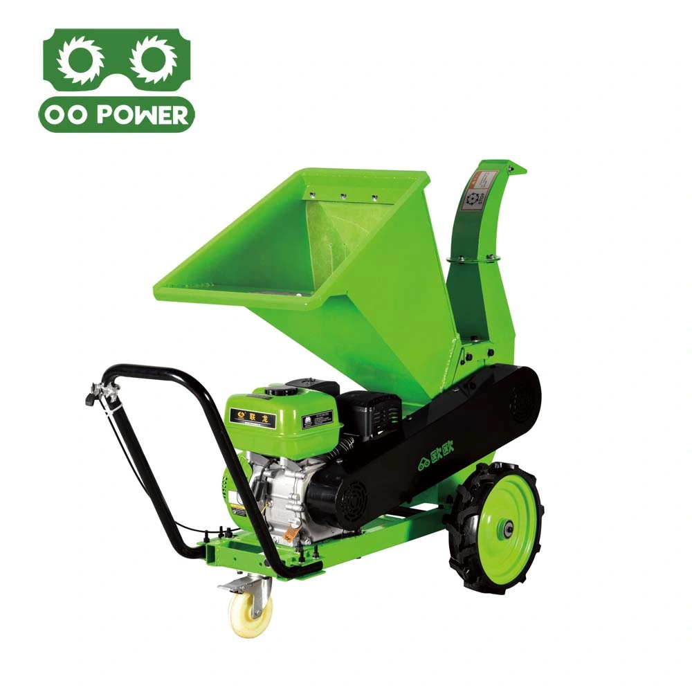 Tree Wood Shredder Chipper Wood Crusher Machine Gasoline Engine Garden Branch Shredder