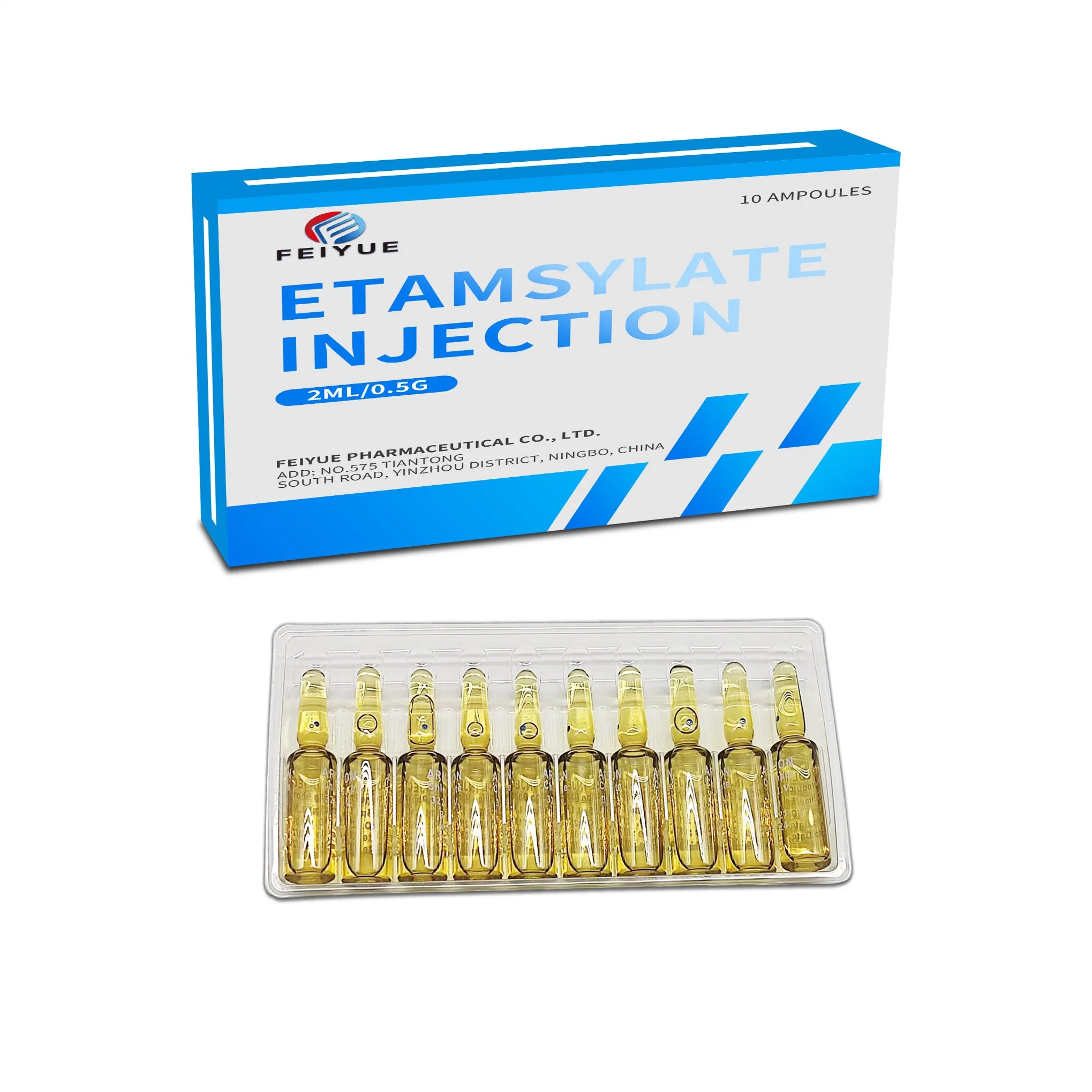 GMP hohe Qualität Etamsylate Injection 2ml: 0,5g