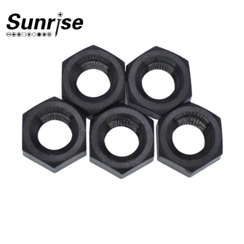 Heavy Hex Nut, Metric, Black, Customizable