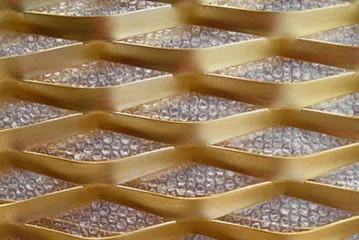 Decorative Aluminum Stainless Steel Copper Expanded Perforated Metal Diamond Wire Mesh