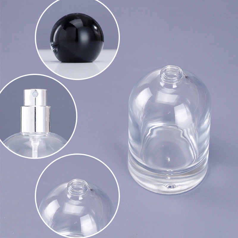 Китай оптовая упаковка духов стекло флакона духов с помощью винтов с головкой под черного цвета