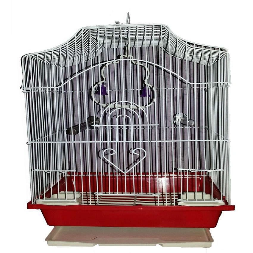 Factory Supply Large Metal Bird Cage with Plastic Trays