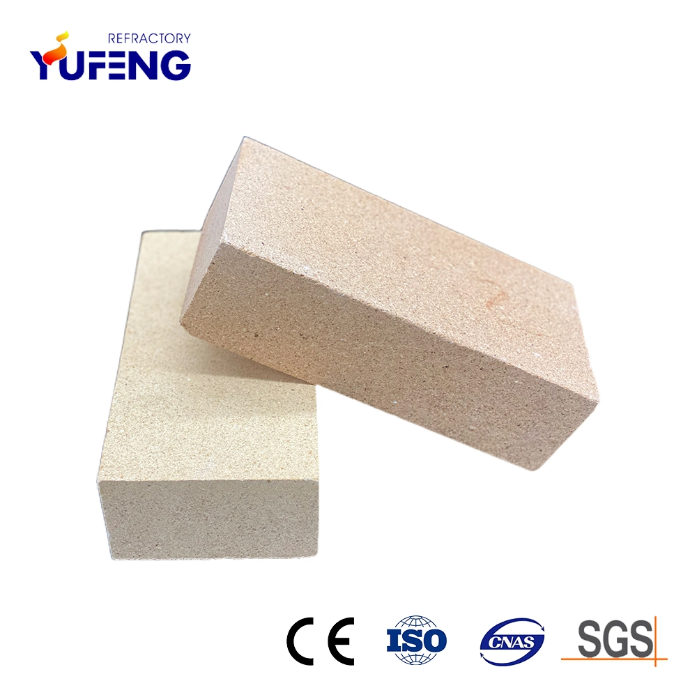 Precision Manufactured Customized Size High Alumina Clay Firebrick with Straight/Wedge/Arch Shape