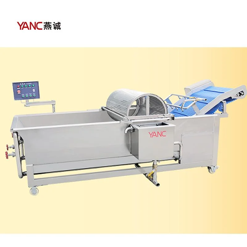 Industrial Belt Conveyor Potato Washing Machine Carrot Washing Machine Fruit Vegetable Presoak Machine for Sale