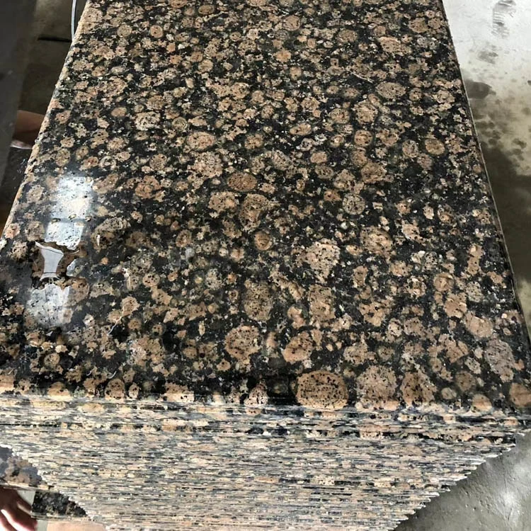 Polished Baltic Brown Granite Slabs for Countertops and Vanity-Tops