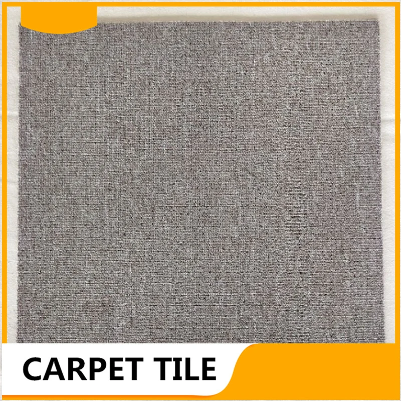 Anti-Slip PVC Backing Stair Treads Level Loop Carpet Tile