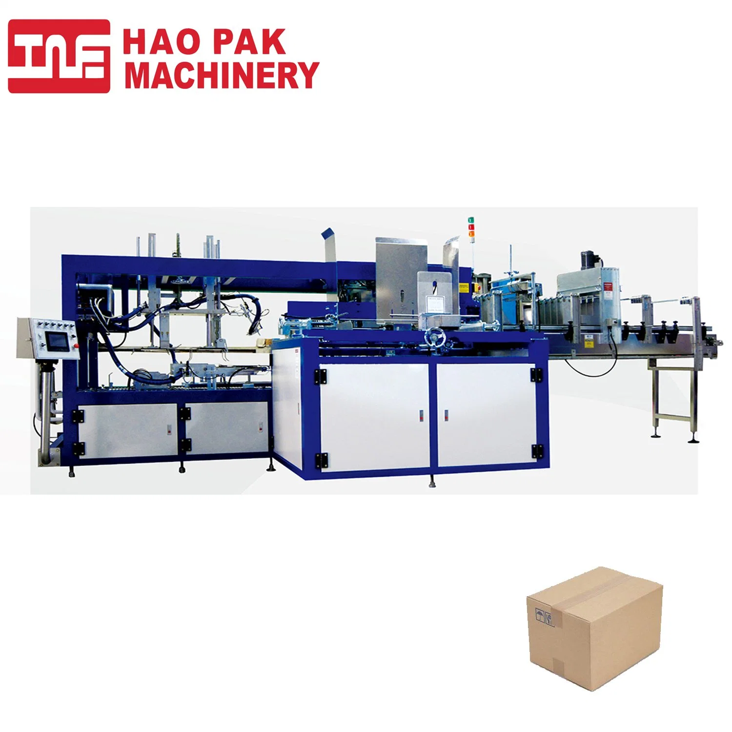 Packs Clay Coated Kraft Carton Beer Can Cartoning Machine Automatic Case Packing Machine