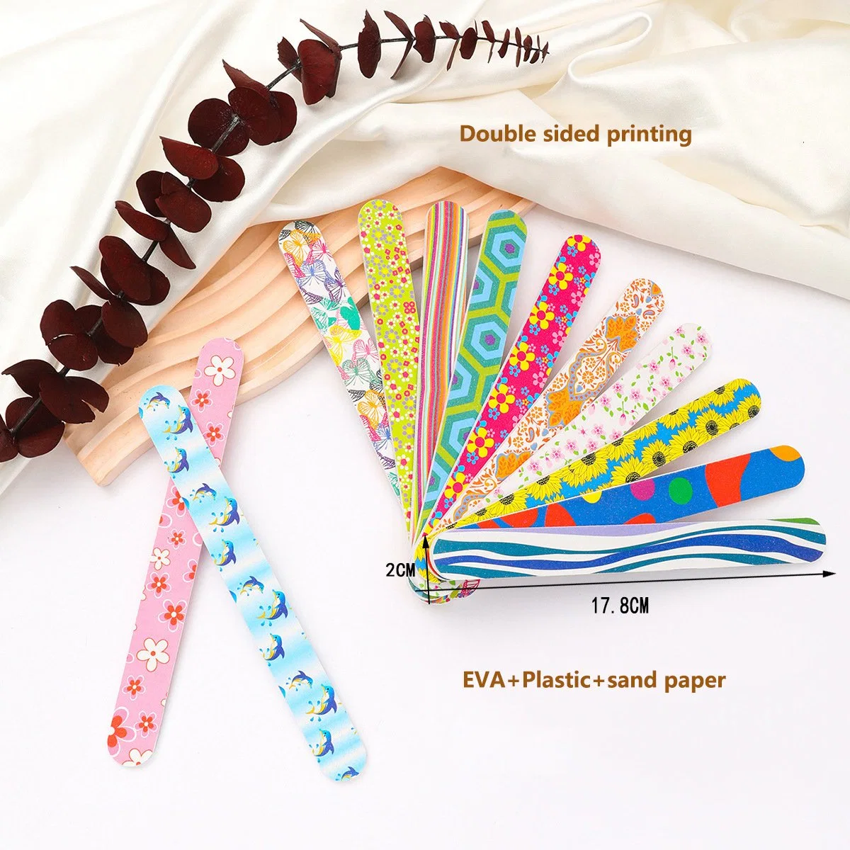 Wholesale/Supplier Double Sided Printing Nail File Straight File Tool Polishing File