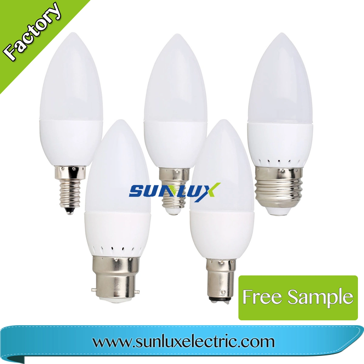 Indoor Decorative 3W 5W LED Light, LED Candle Bulb Light