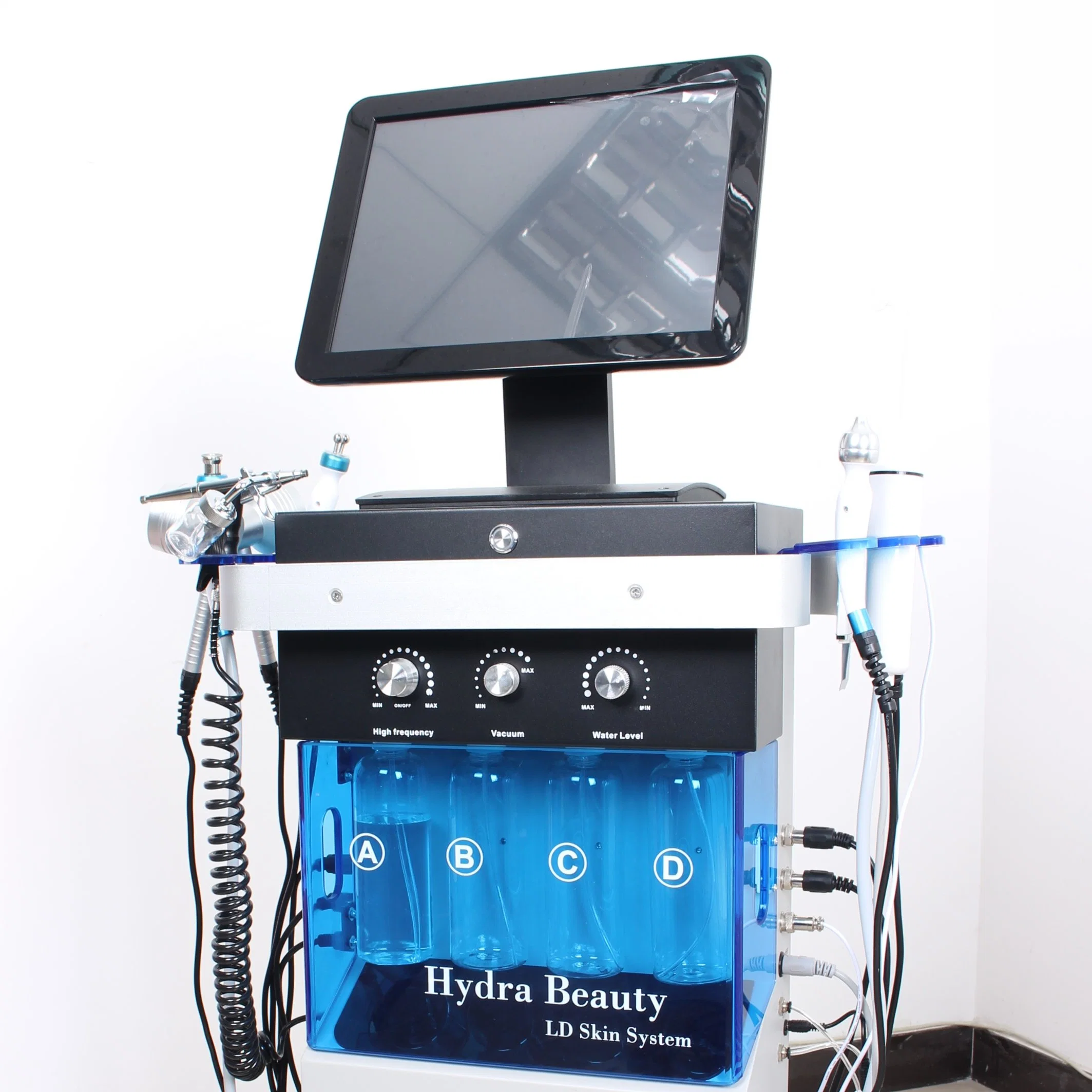 Hydrafach الأكثر شعبية Hydra H2O2 Hydrafacy Facial 12 في 1 جهاز معالجة البشرة Hydraface Machine