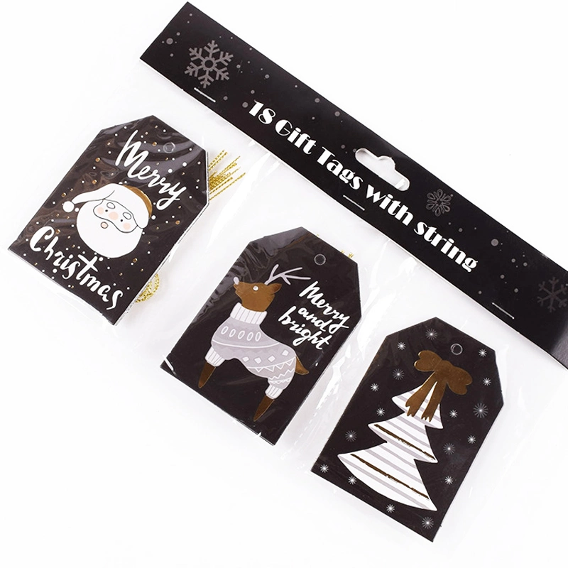 Chinese Wholesale Christmas Clothing Tag Christmas Gifts 2022 Hang Tag Handmade Paper Tags