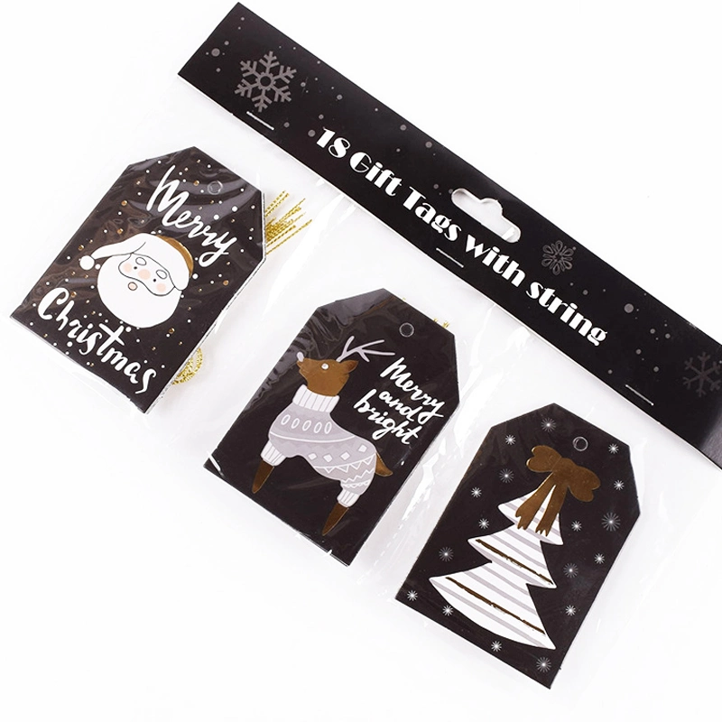 Chinese Wholesale/Supplier Christmas Clothing Tag Christmas Gifts 2022 Hang Tag Handmade Paper Tags