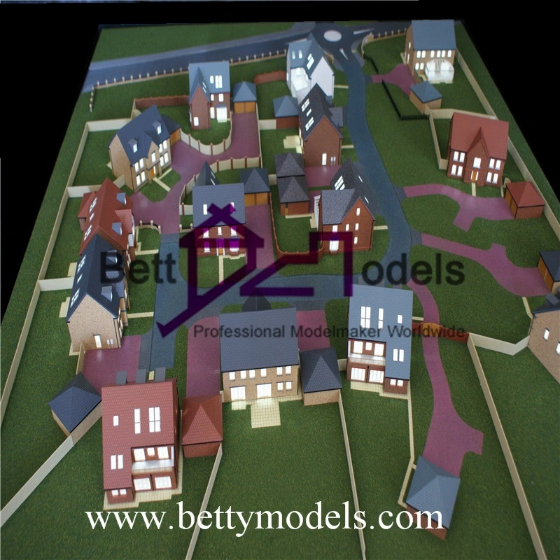 House Villa Model, Bungalow Scale Model Making (BM-0355)