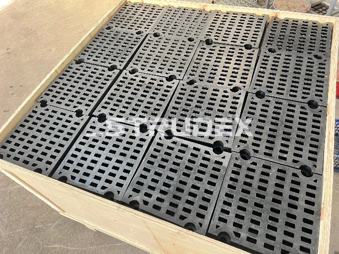 Customized Rubber/Polyurethane Vibrating Screen Plate for Mineral Processing